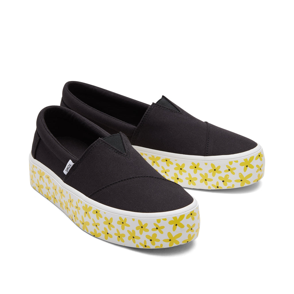 Fenix Platform Black Daisies Front View