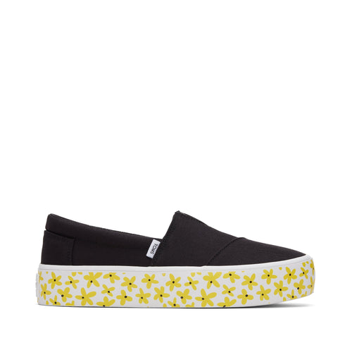 Fenix Platform Black Daisies Side View