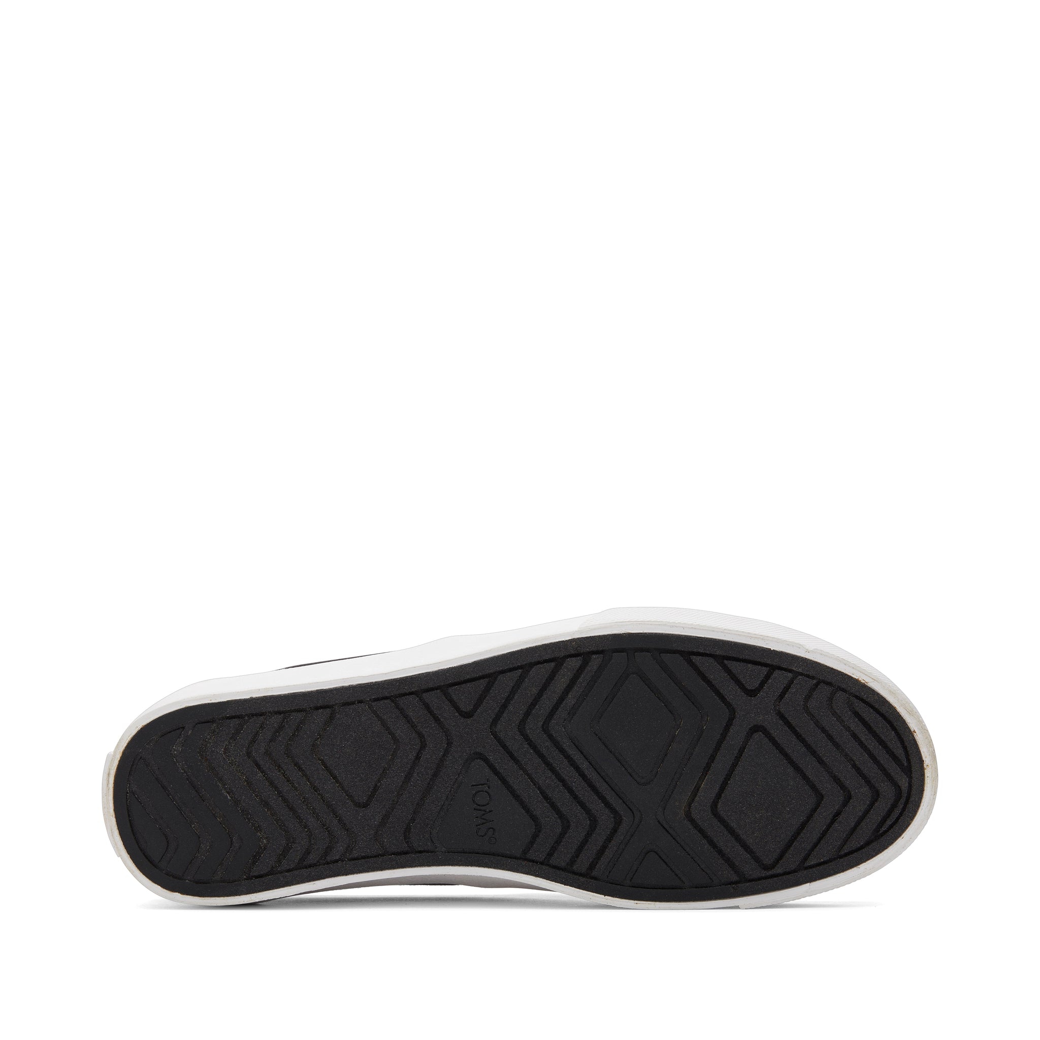 Fenix Platform Black Canvas Slip On Sneaker Bottom Sole View