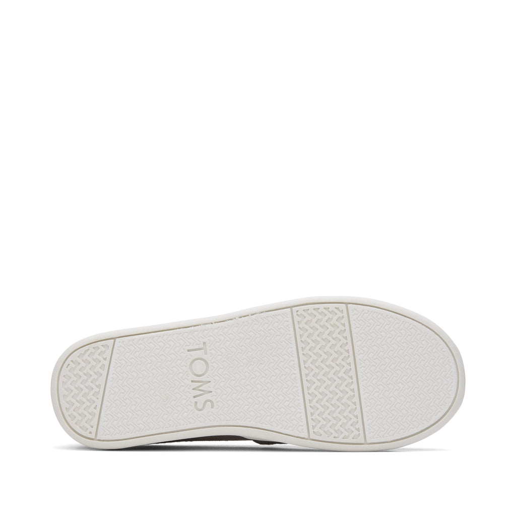 Youth Alpargata Grey Recycled Cotton Kids Shoe Bottom Sole View