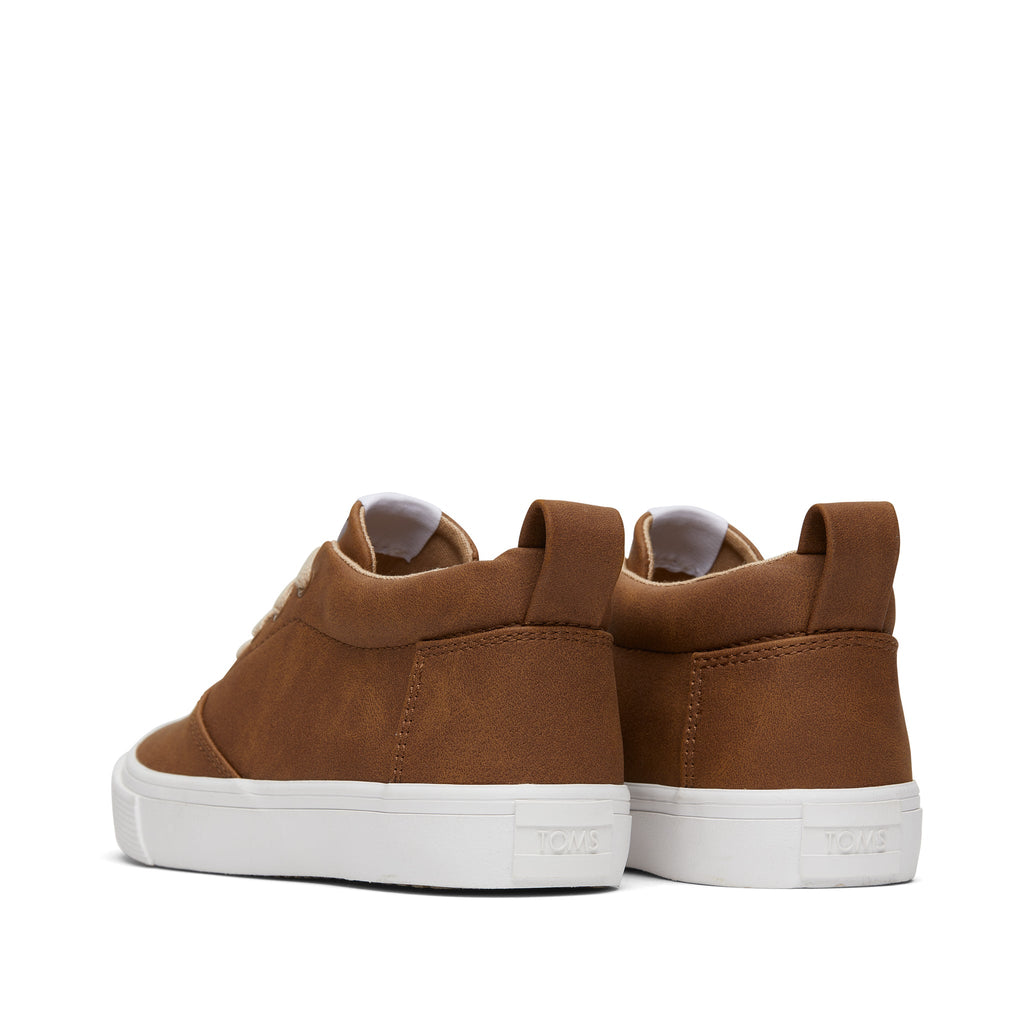 Youth Fenix Brown Kids Sneaker Back View