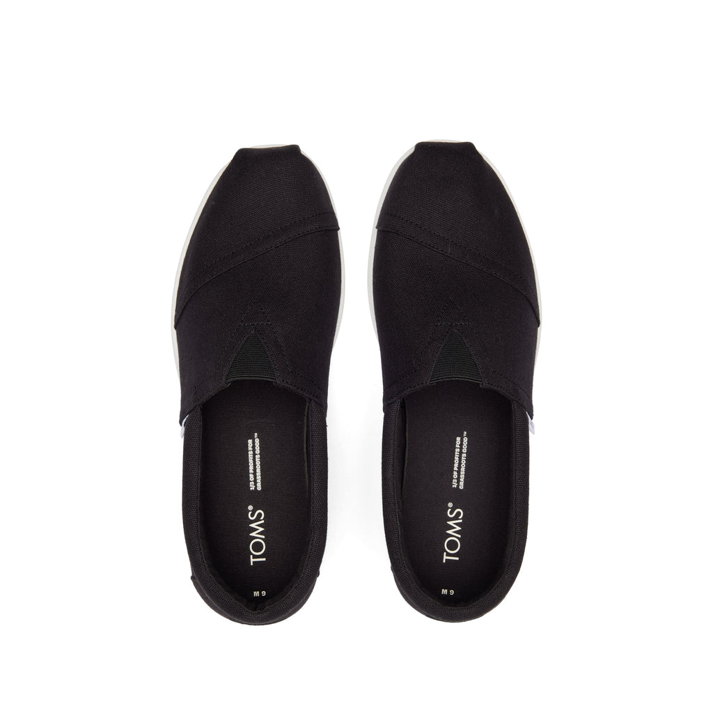 Alp Fwd Black Recycled Cotton Canvas Top View