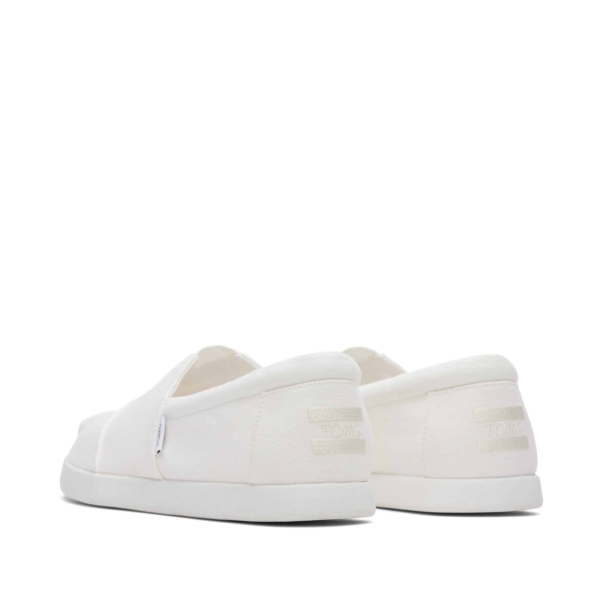 Alp Fwd White Recycled Cotton Canvas Back View