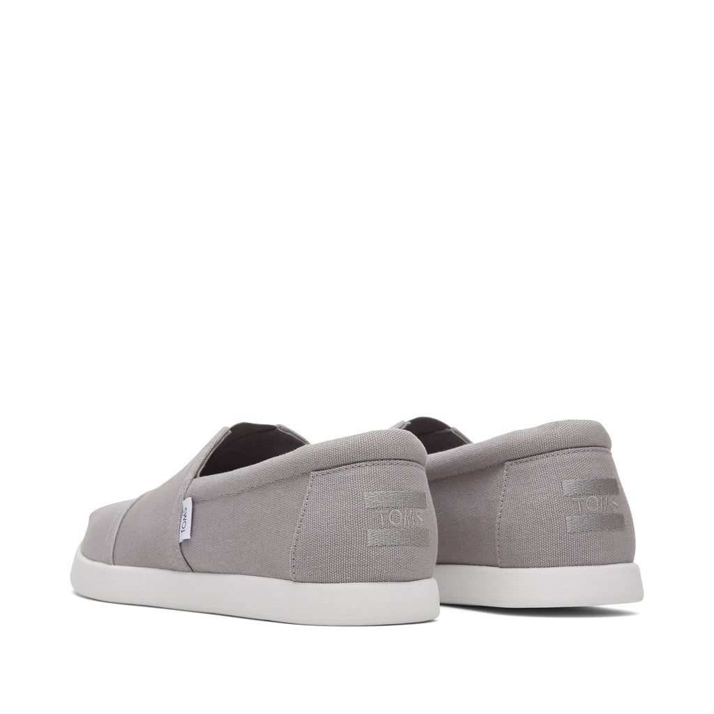 Alp Fwd Grey Recycled Cotton Canvas Back View