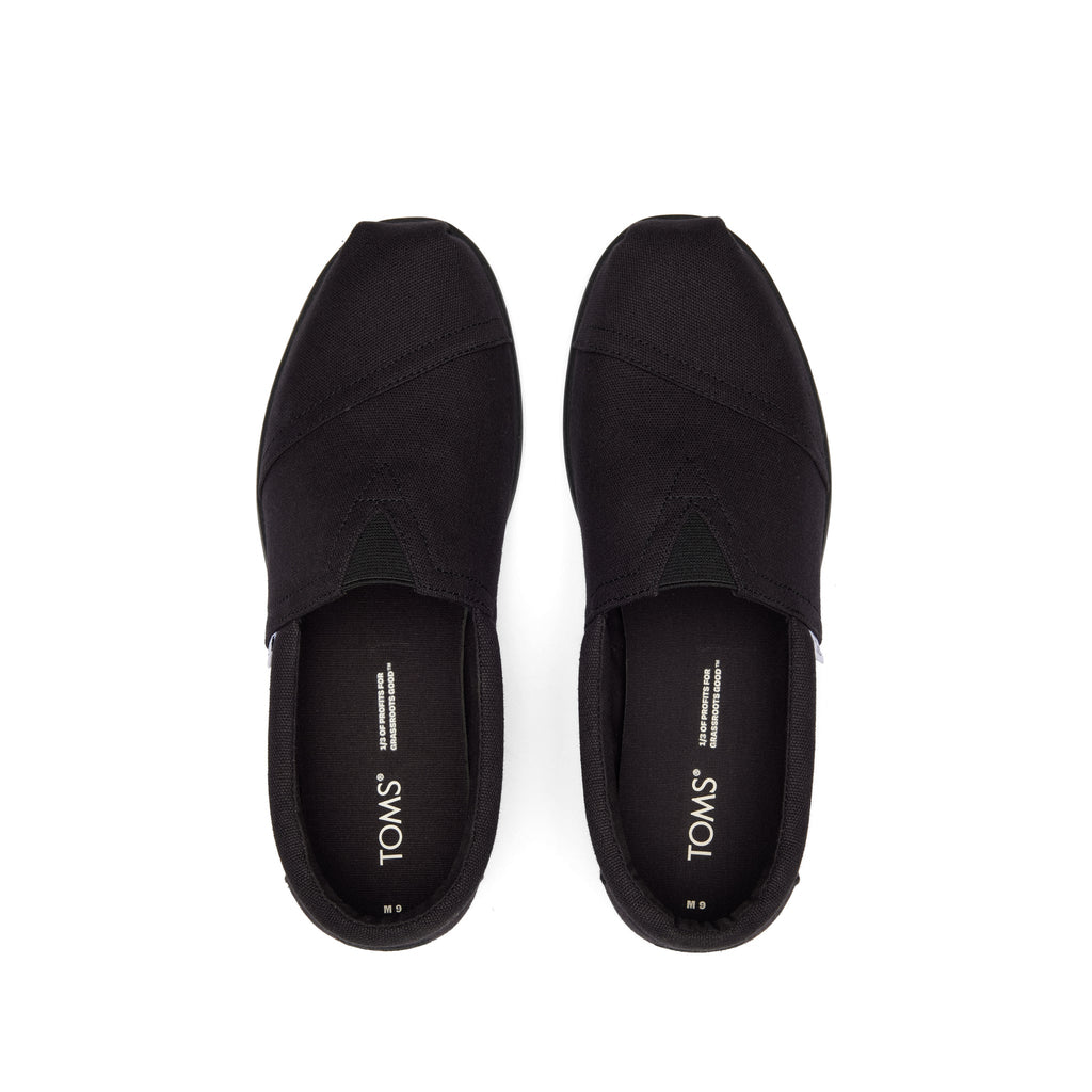 Alp Fwd All Black Recycled Cotton Canvas Top View