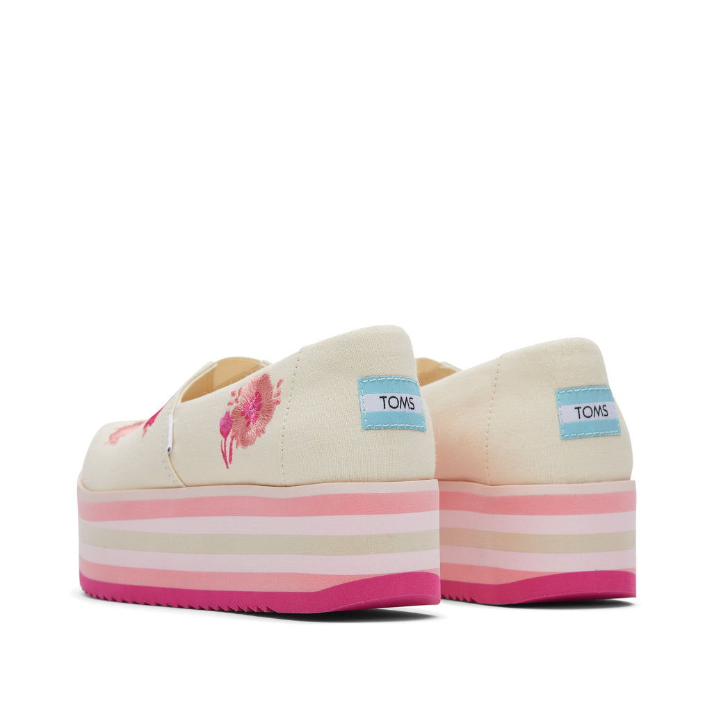 Alpargata Platform Espadrille Back View