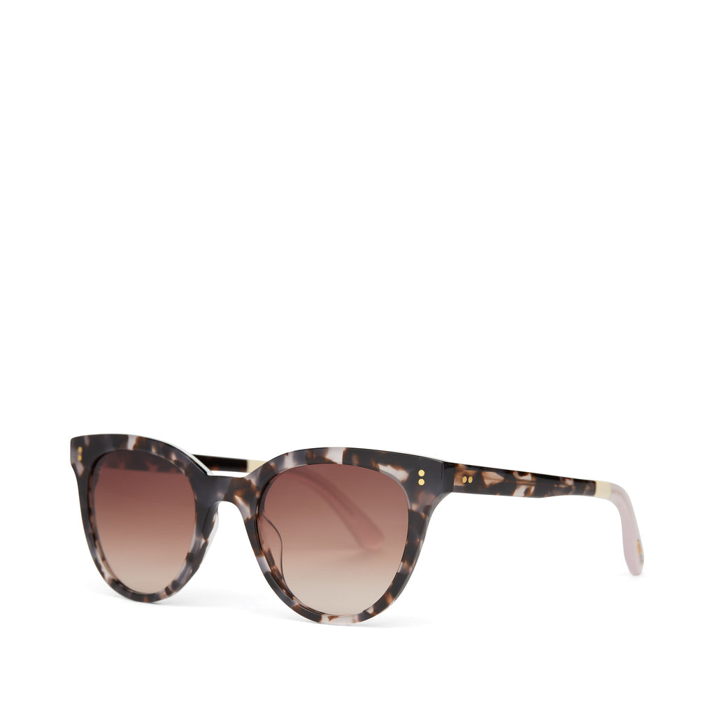 Marlowe Vintage Tortoise Handcrafted Sunglasses Side Angle View