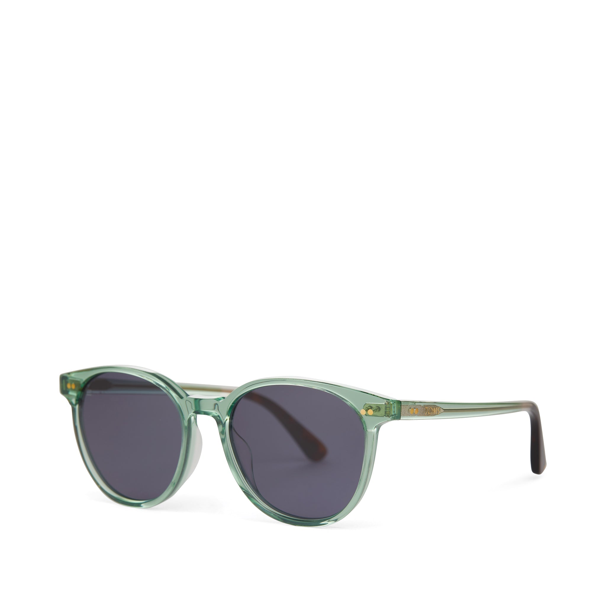 Bellini Jade Handcrafted Sunglasses Side Angle View