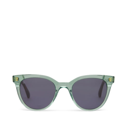 Marlowe Jade Handcrafted Sunglasses Front View