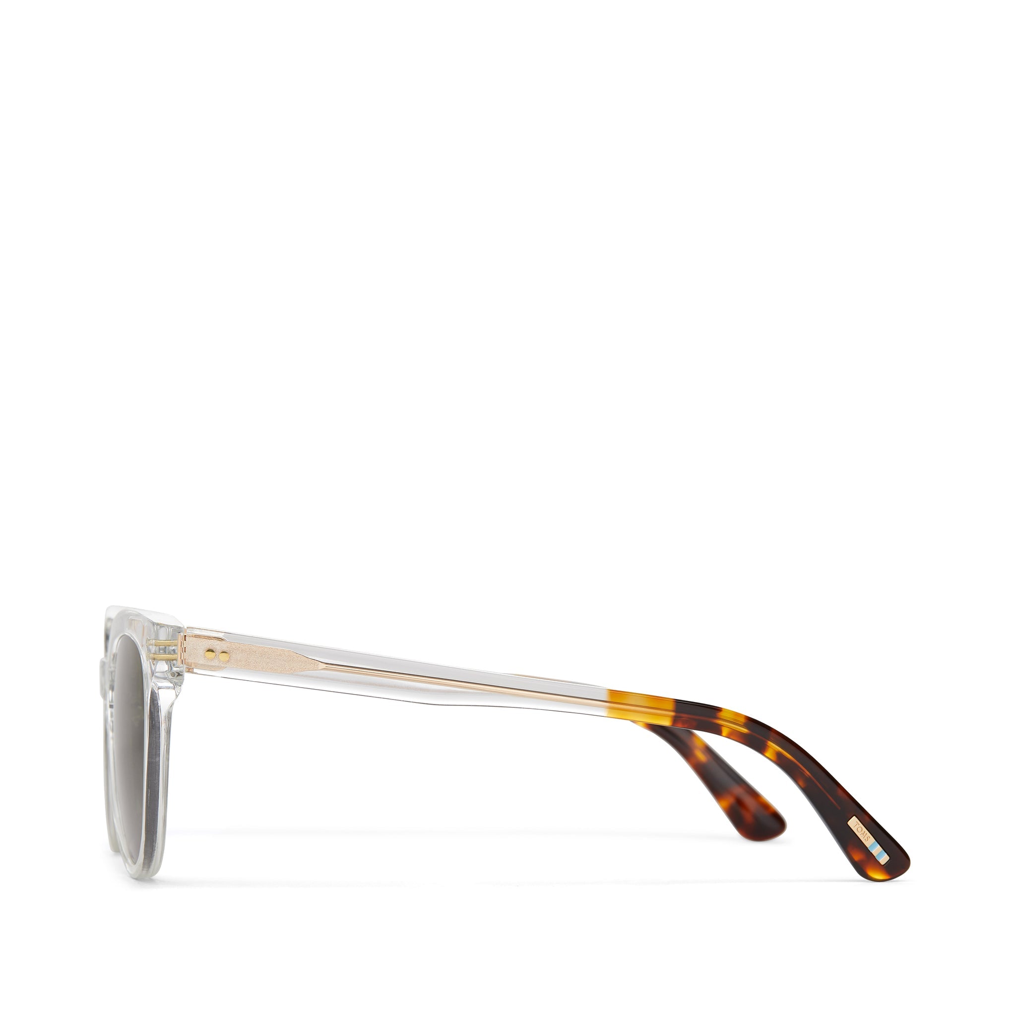 Marlowe Crystal Handcrafted Sunglasses Side View