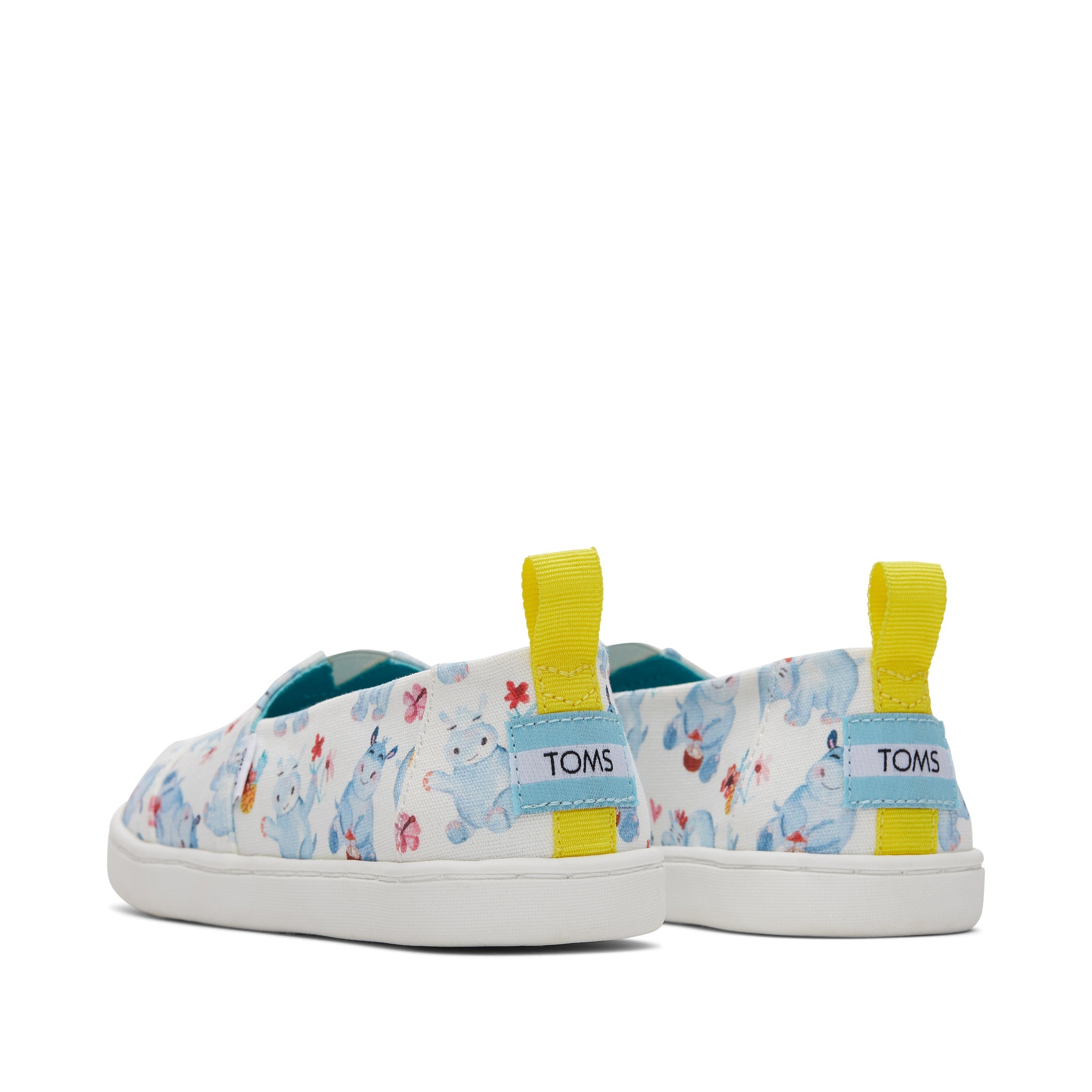 Youth Alpargata Summer Hippos Back View