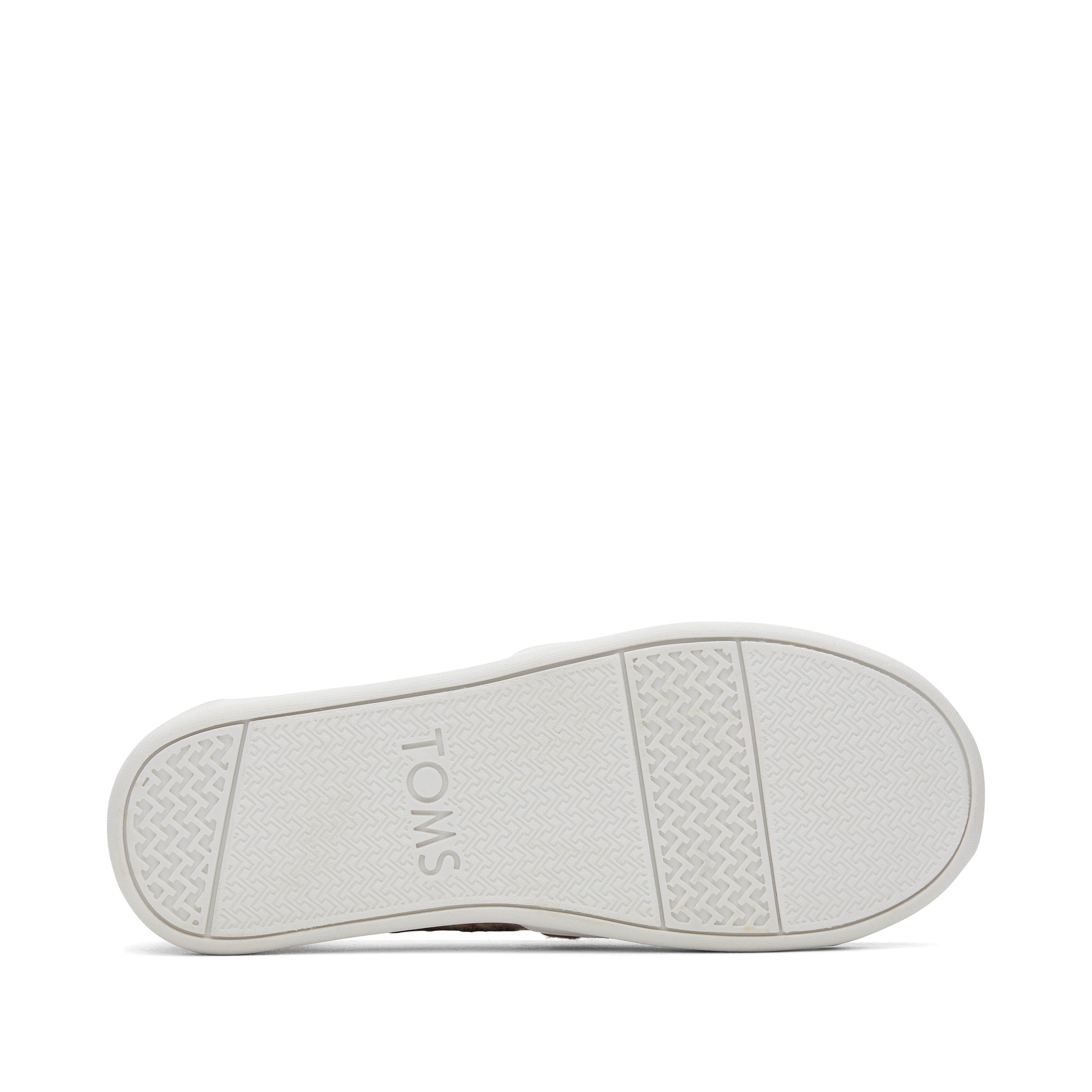 Youth Alpargata Plaid Tweed Kids Shoe Bottom Sole View