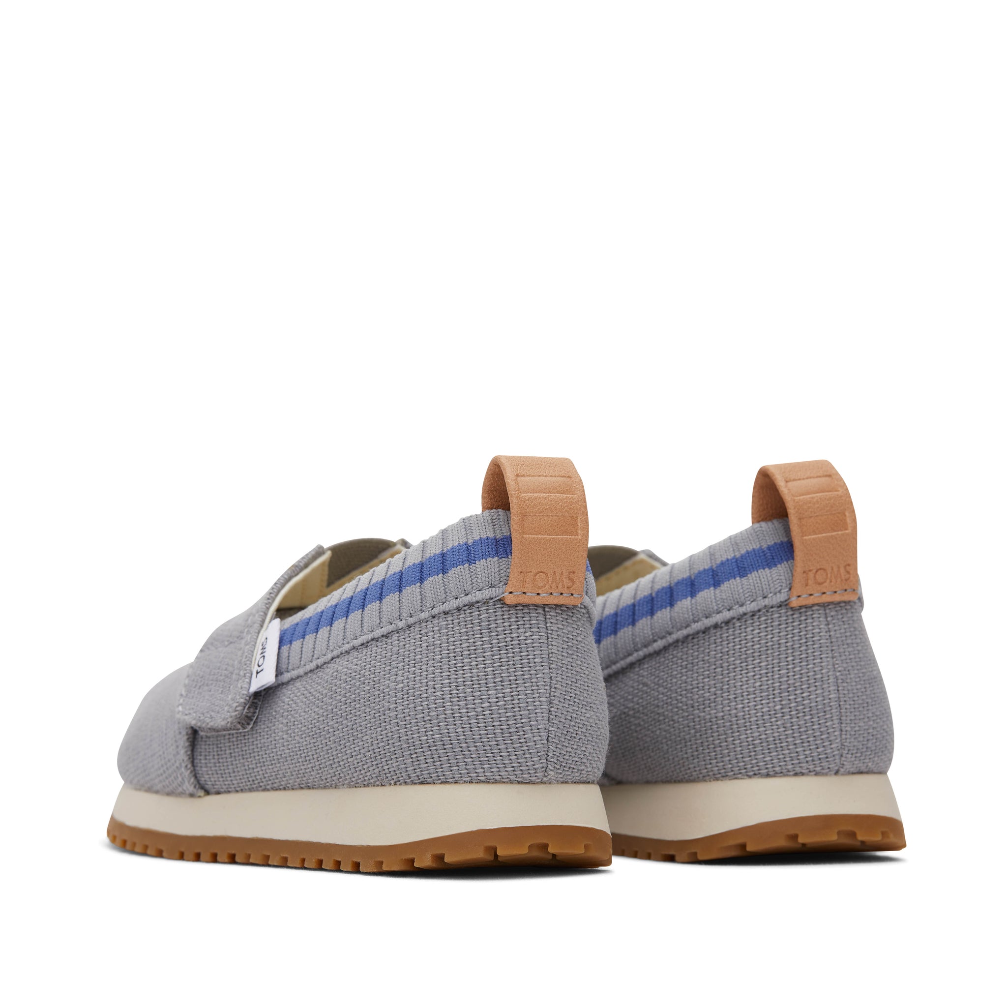 Resident Grey Heritage Canvas Toddler Sneaker Back View