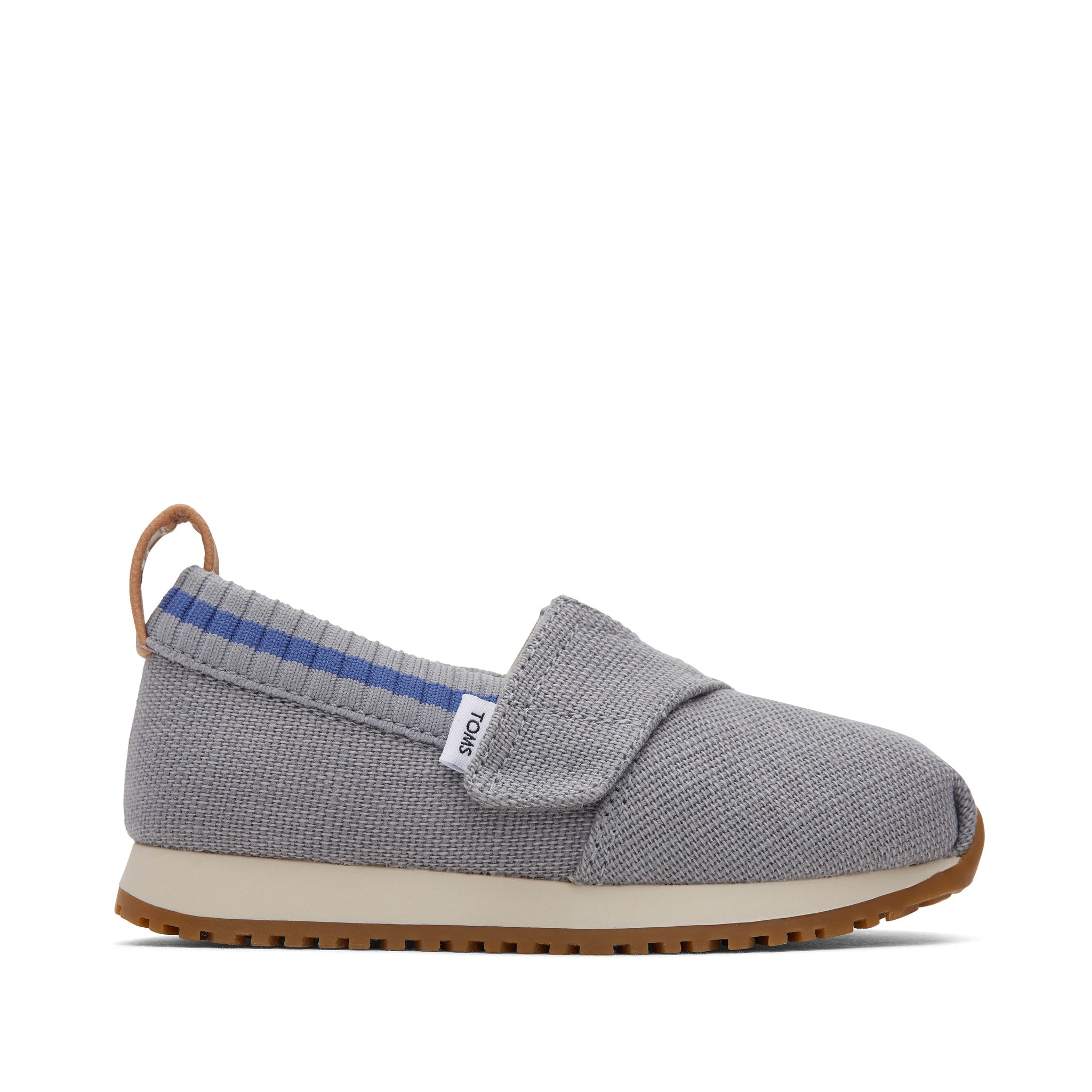 Resident Grey Heritage Canvas Toddler Sneaker Side View