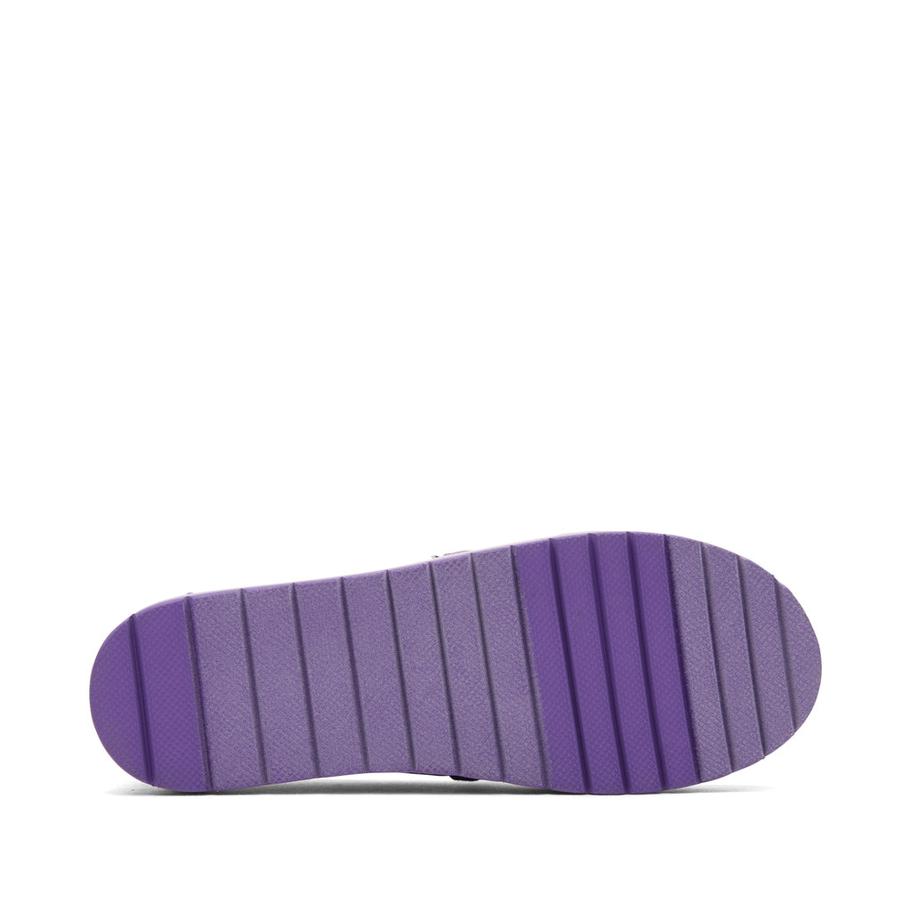 Youth Alp Platform Purple Glimmer Kids Shoe Bottom Sole View