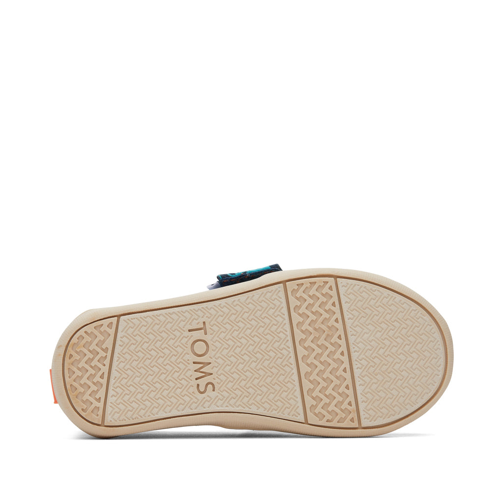 Alpargata Blue Monsters Toddler Shoe Bottom Sole View