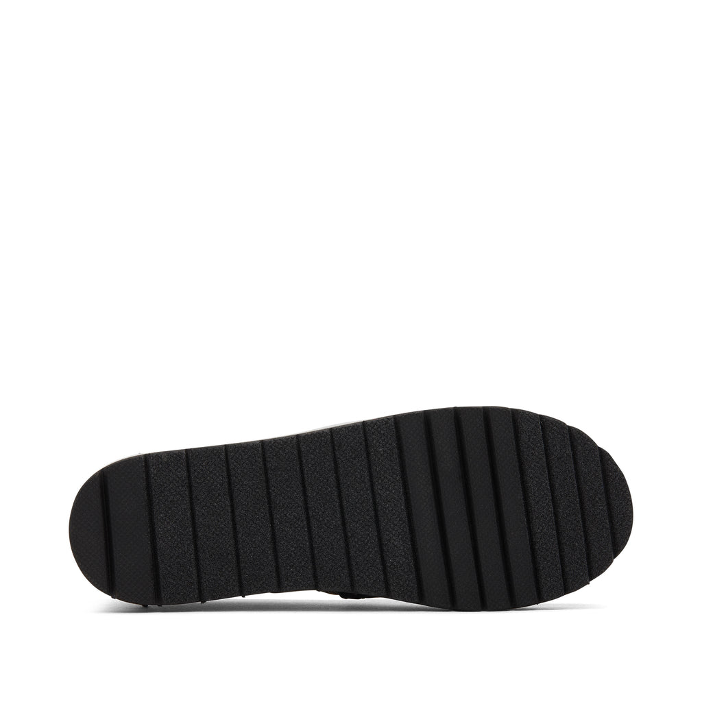 Youth Alp Platform Black Glimmer Kids Shoe Bottom Sole View