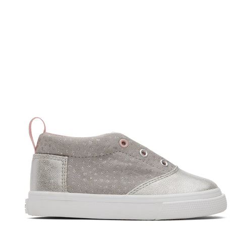 Fenix Mid Grey Foil Toddler Shoe Side View