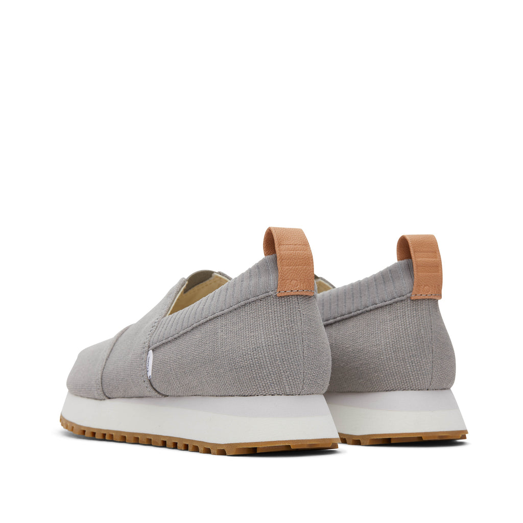 Resident 2.0 Grey Heritage Canvas Sneaker Back View