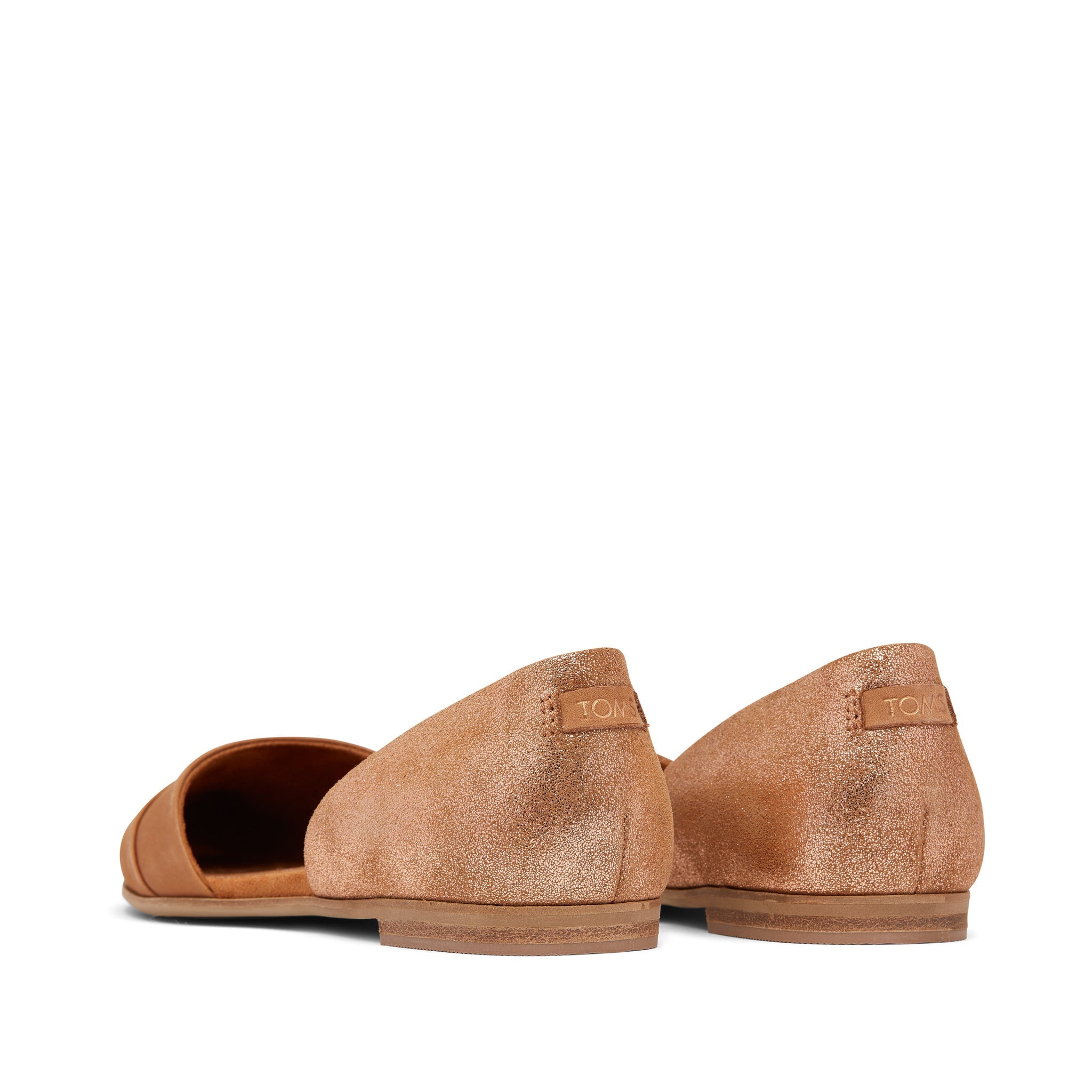 Jutti D'Orsay Tan Leather Flat Back View