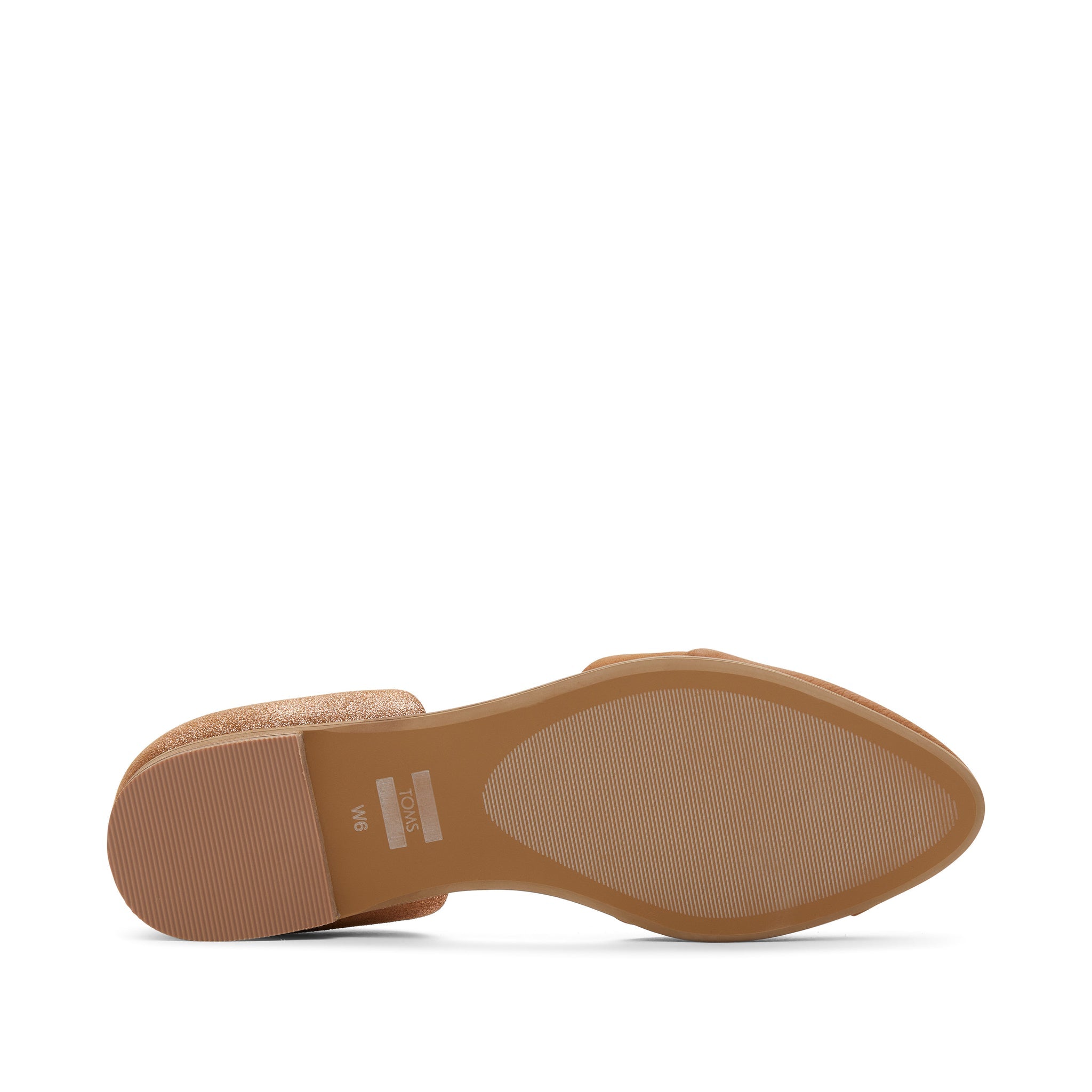 Jutti D'Orsay Tan Leather Flat Bottom Sole View