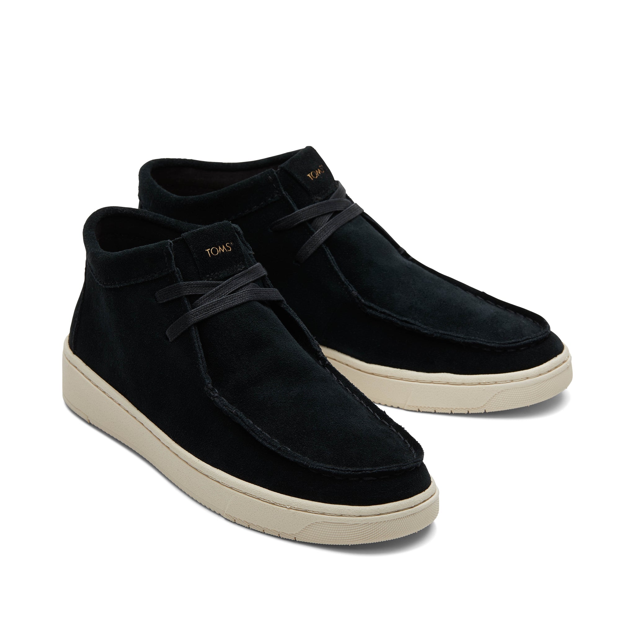 TRVL LITE Moc Chukka Black Sneaker Boot Front View