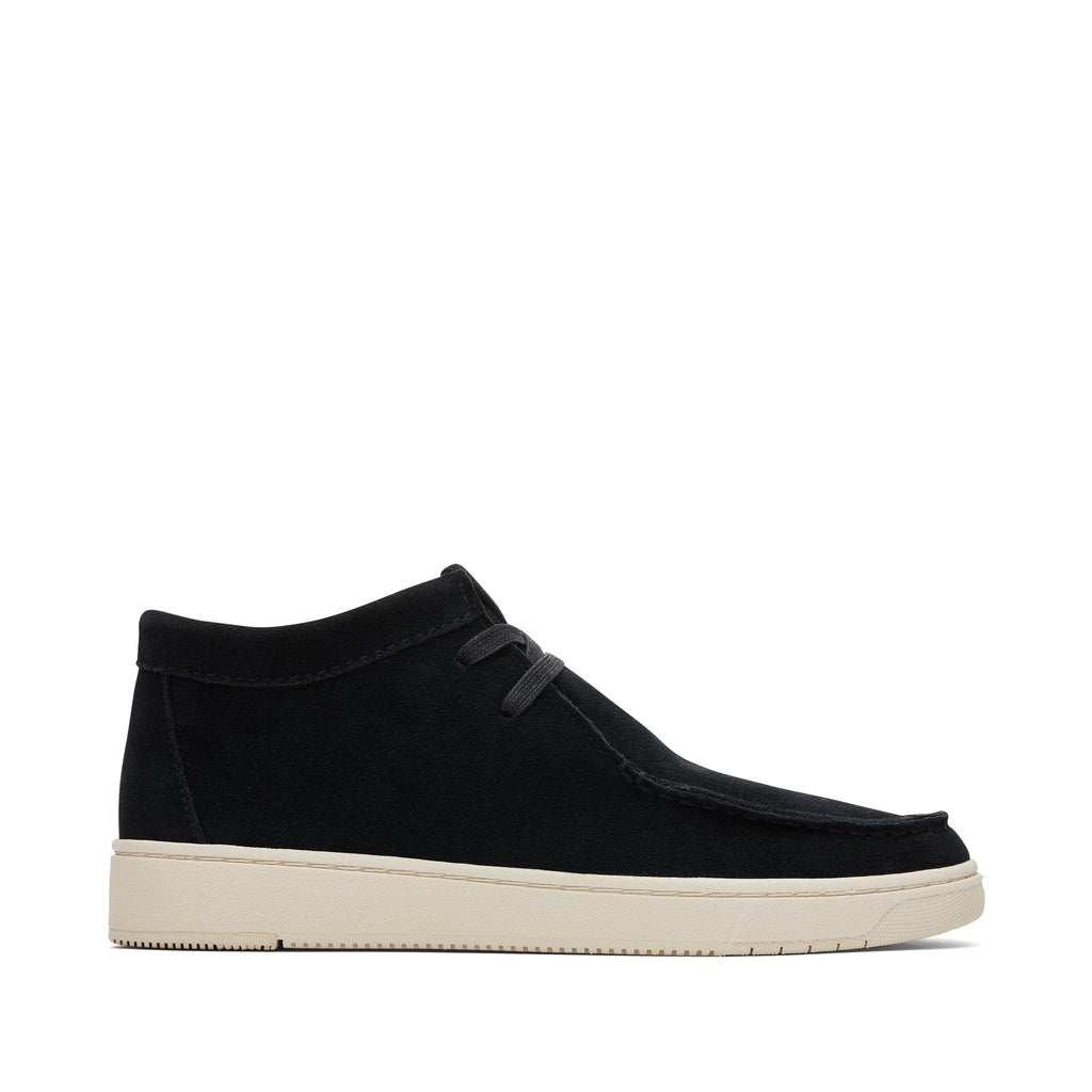 TRVL LITE Moc Chukka Black Sneaker Boot Side View