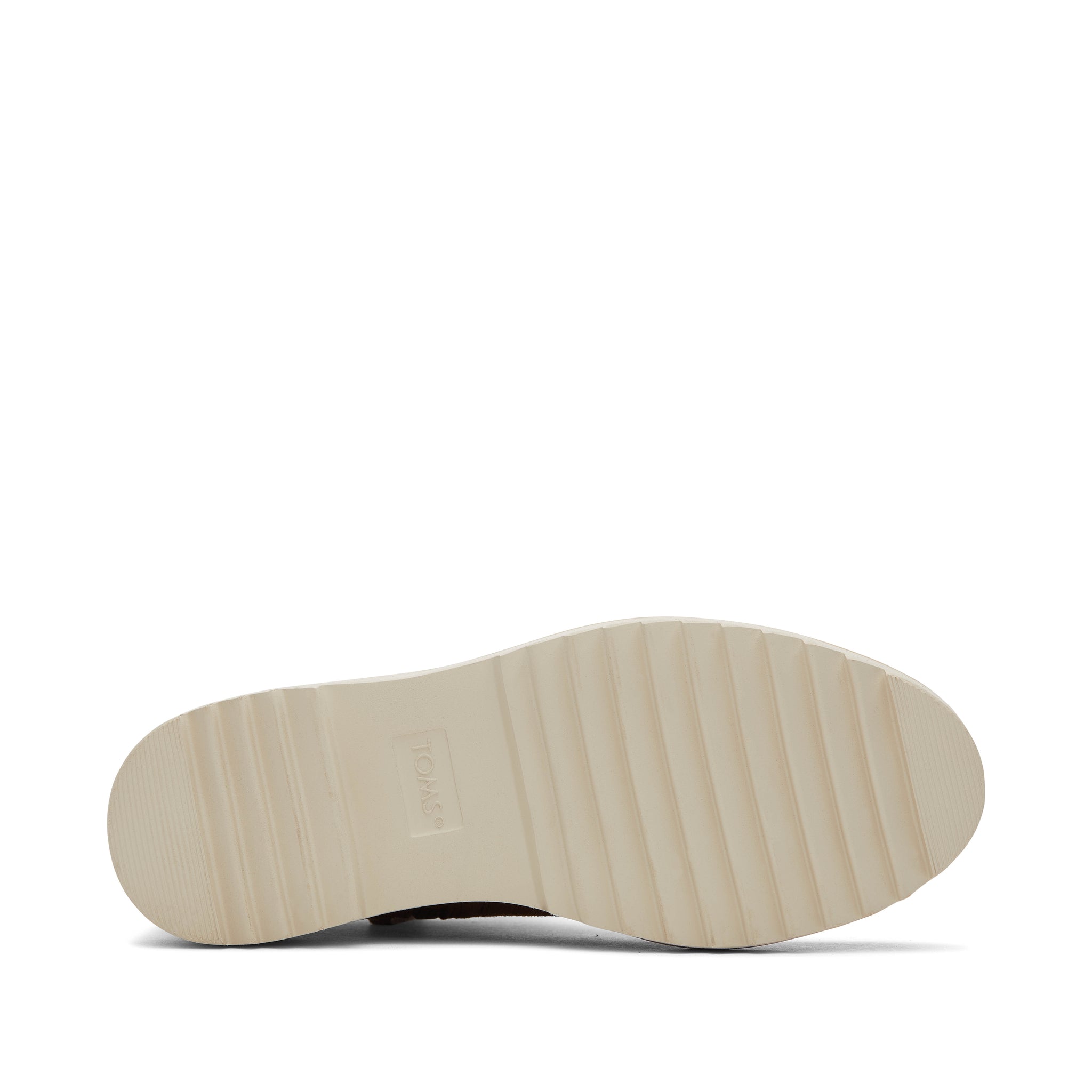 Maude Chestnut Suede Wedge Boot Bottom Sole View