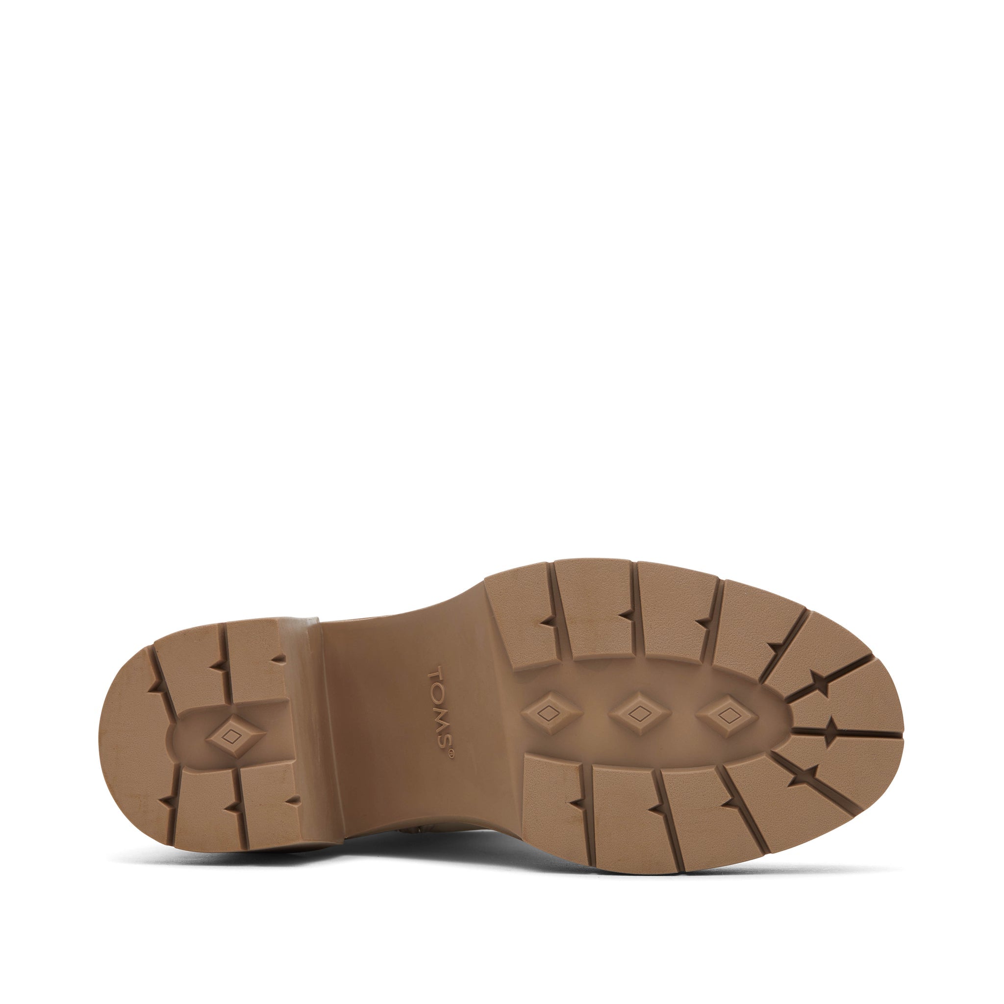 Rya Light Sand Heeled Boot Bottom Sole View