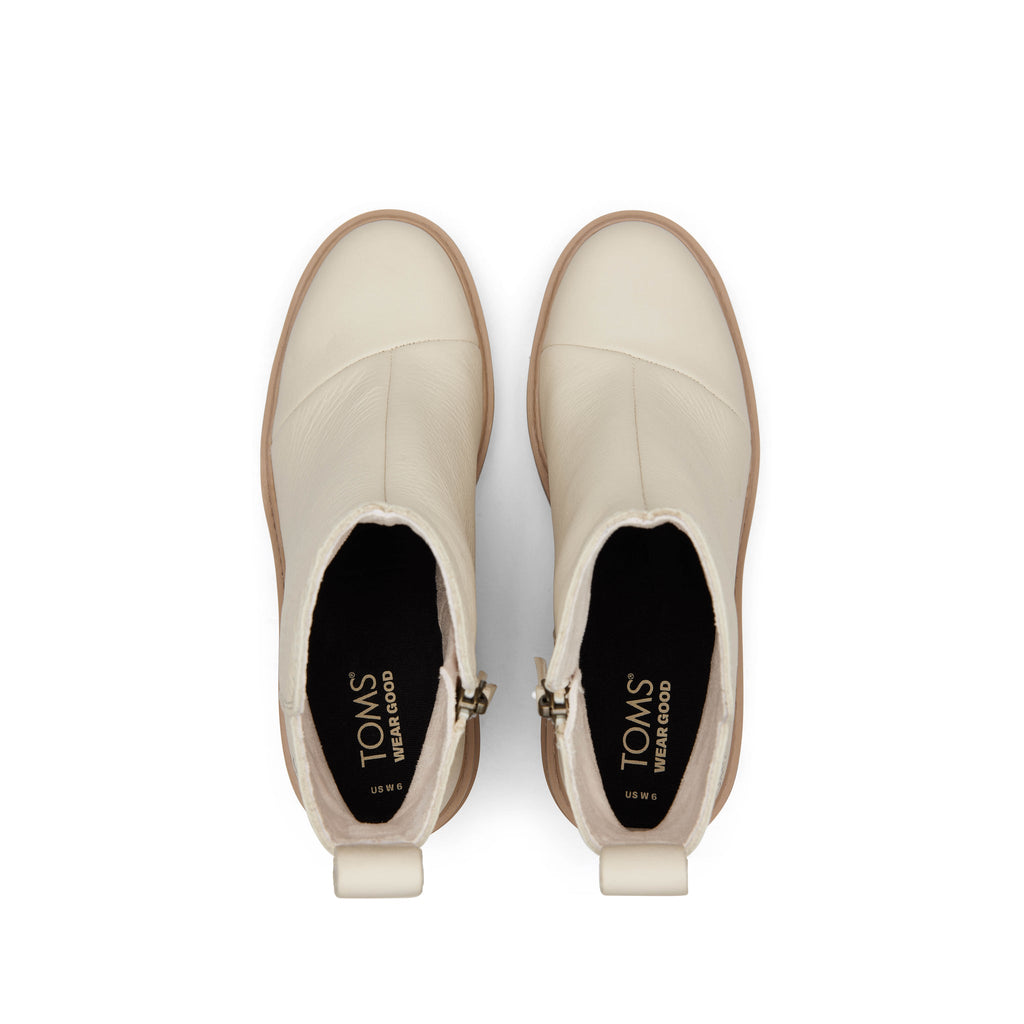 Rya Light Sand Heeled Boot Top View