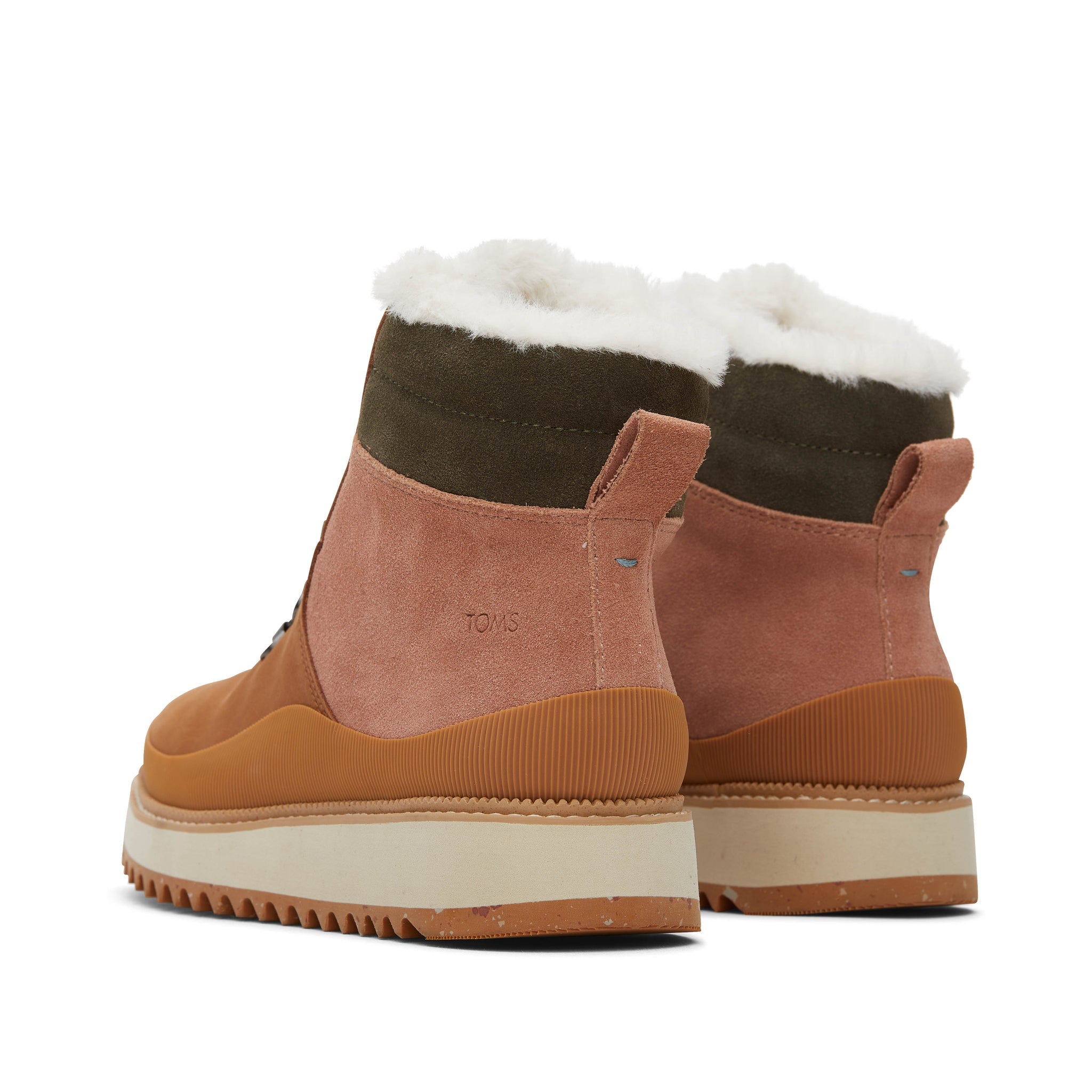 Mojave Tan Water Resistant Leather Boot Back View