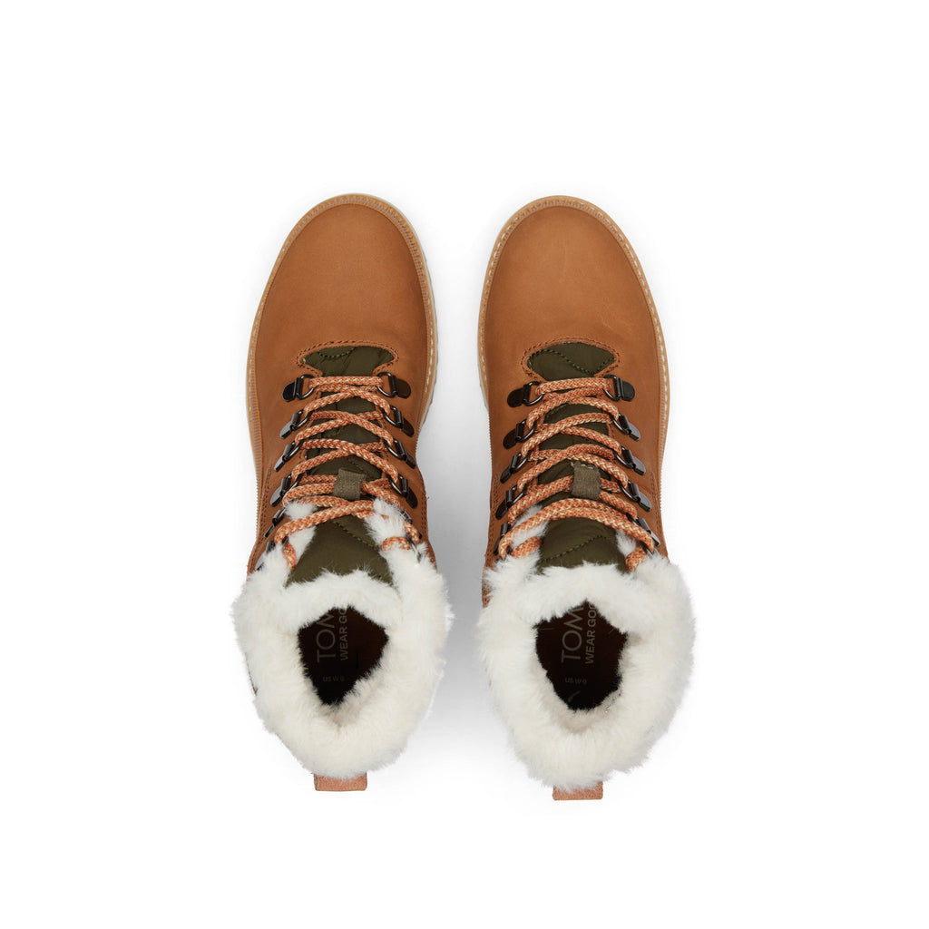 Mojave Tan Water Resistant Leather Boot Top View