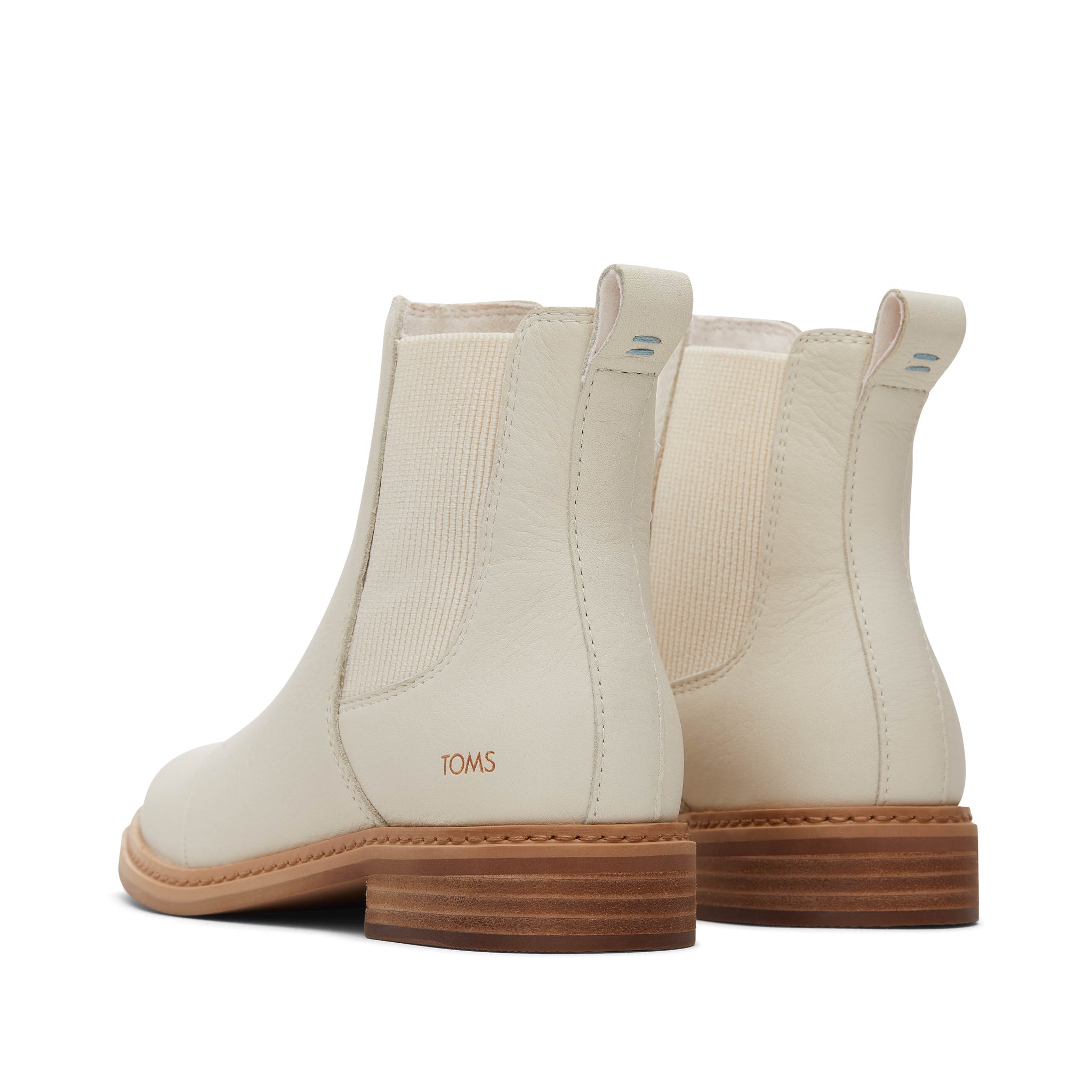 Charlie Light Sand Leather Boot Back View