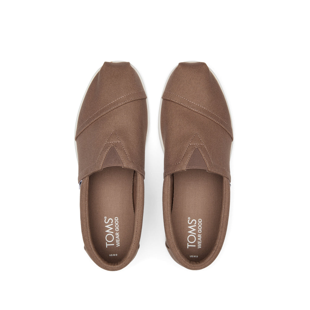 Alp Fwd Taupe Recycled Cotton Canvas Top View