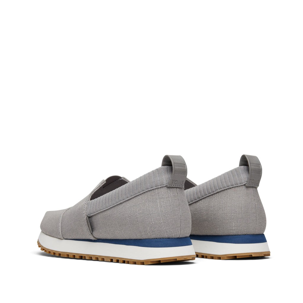 Resident 2.0 Grey Heritage Canvas Sneaker Back View