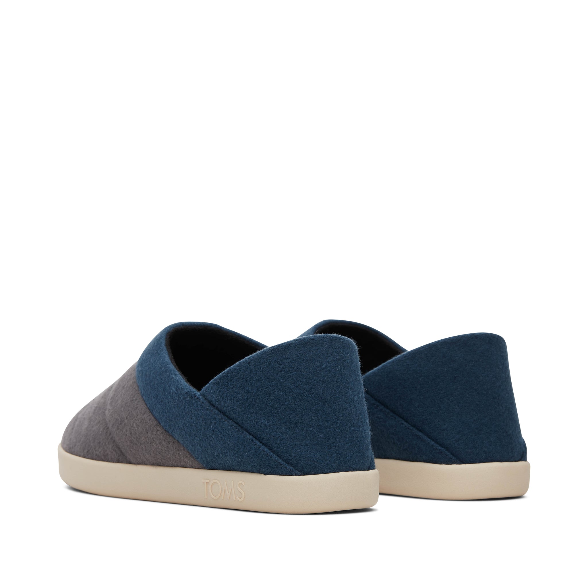 Ezra Forged Iron Faux Fleece Convertible Slipper Back View