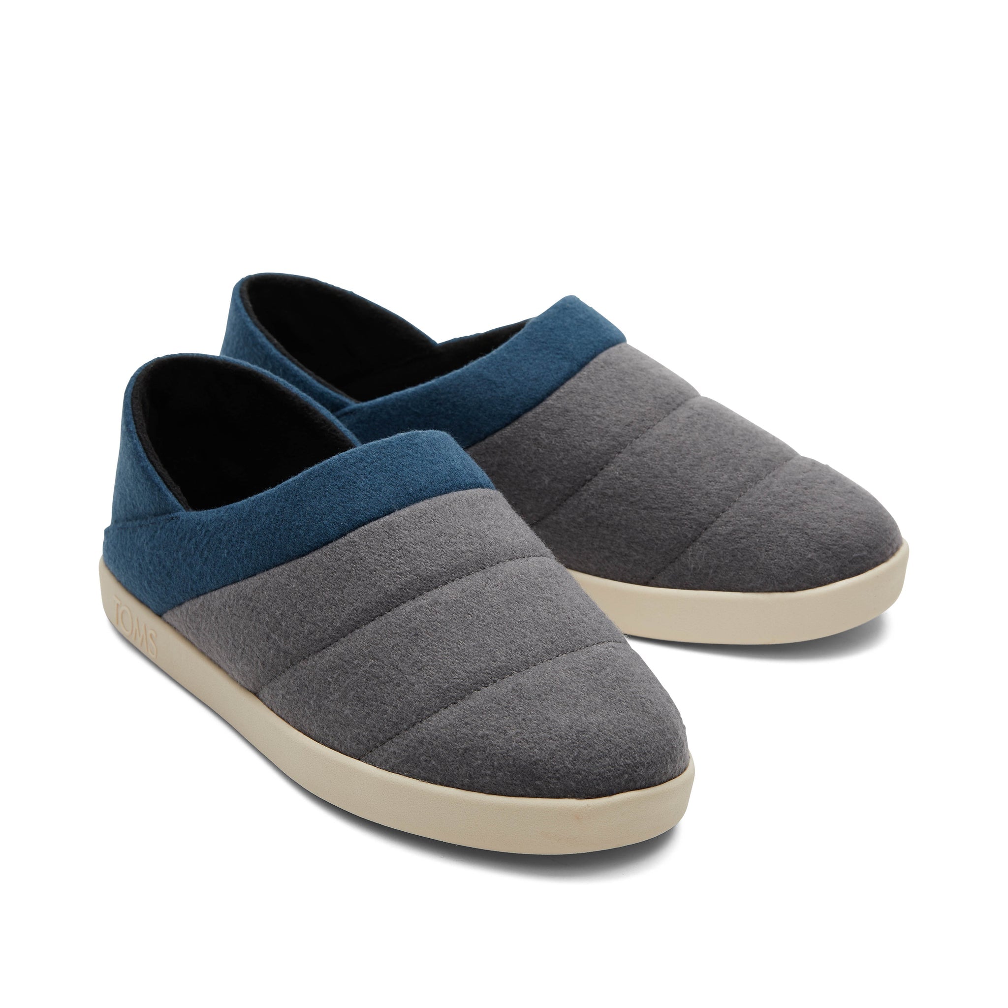 Ezra Forged Iron Faux Fleece Convertible Slipper Front View