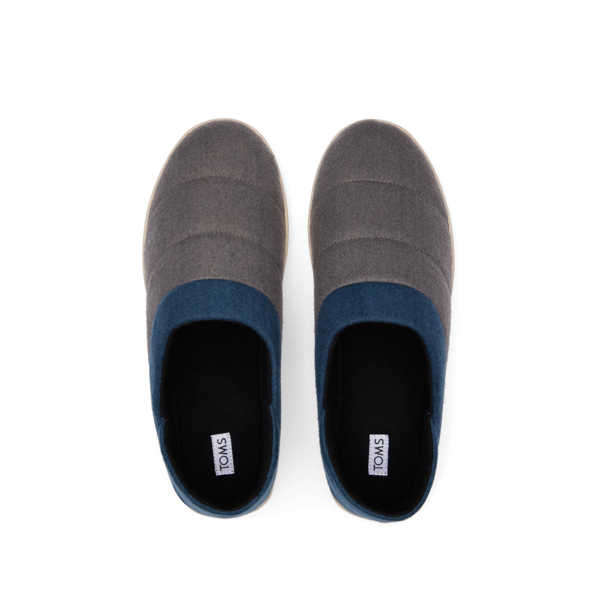 Ezra Forged Iron Faux Fleece Convertible Slipper Top View