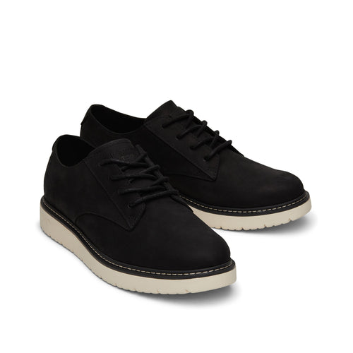 Navi TRVL LITE Black Water Resistant Dress Shoe Front View