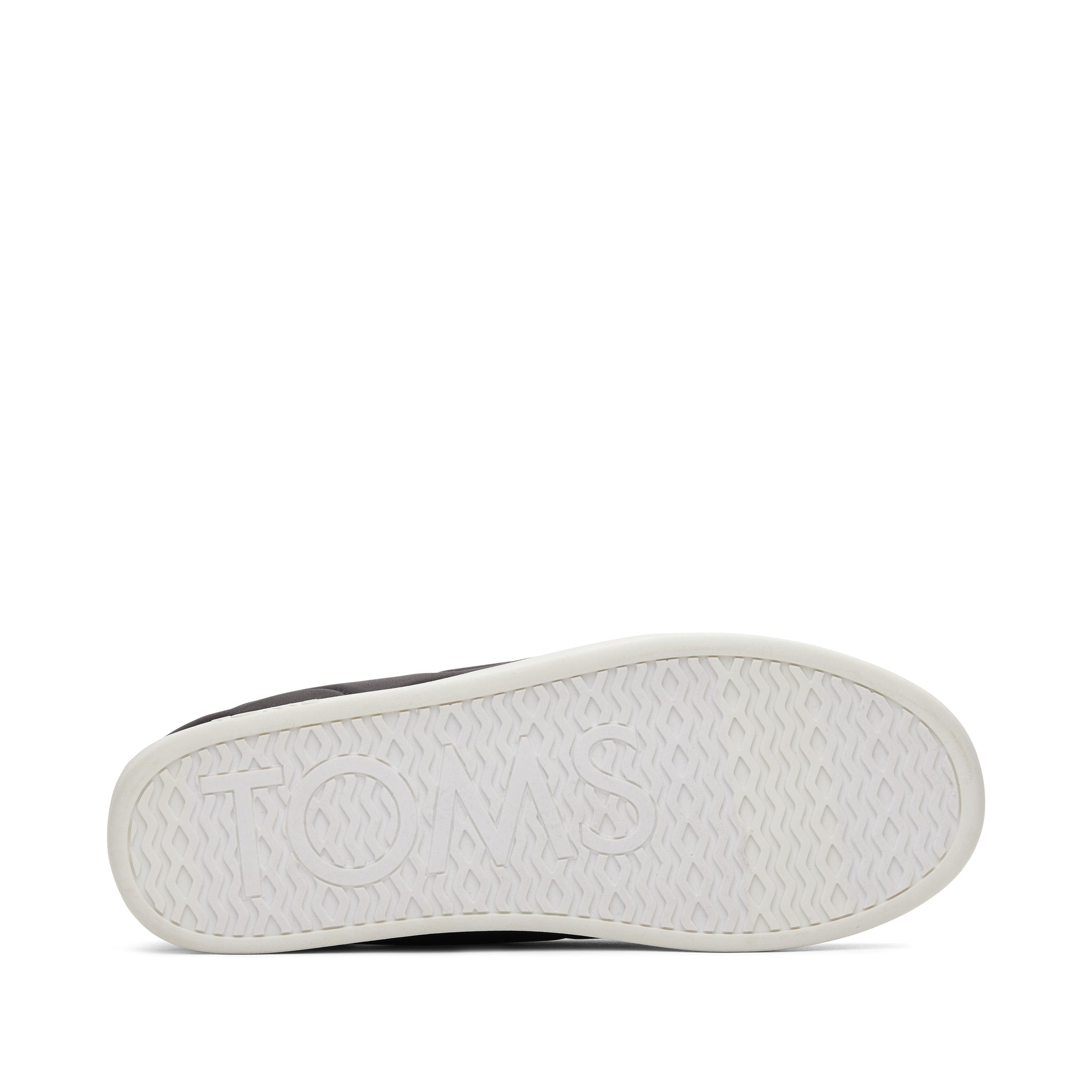 Ezra Black Quilted Cotton Convertible Slipper Bottom Sole View