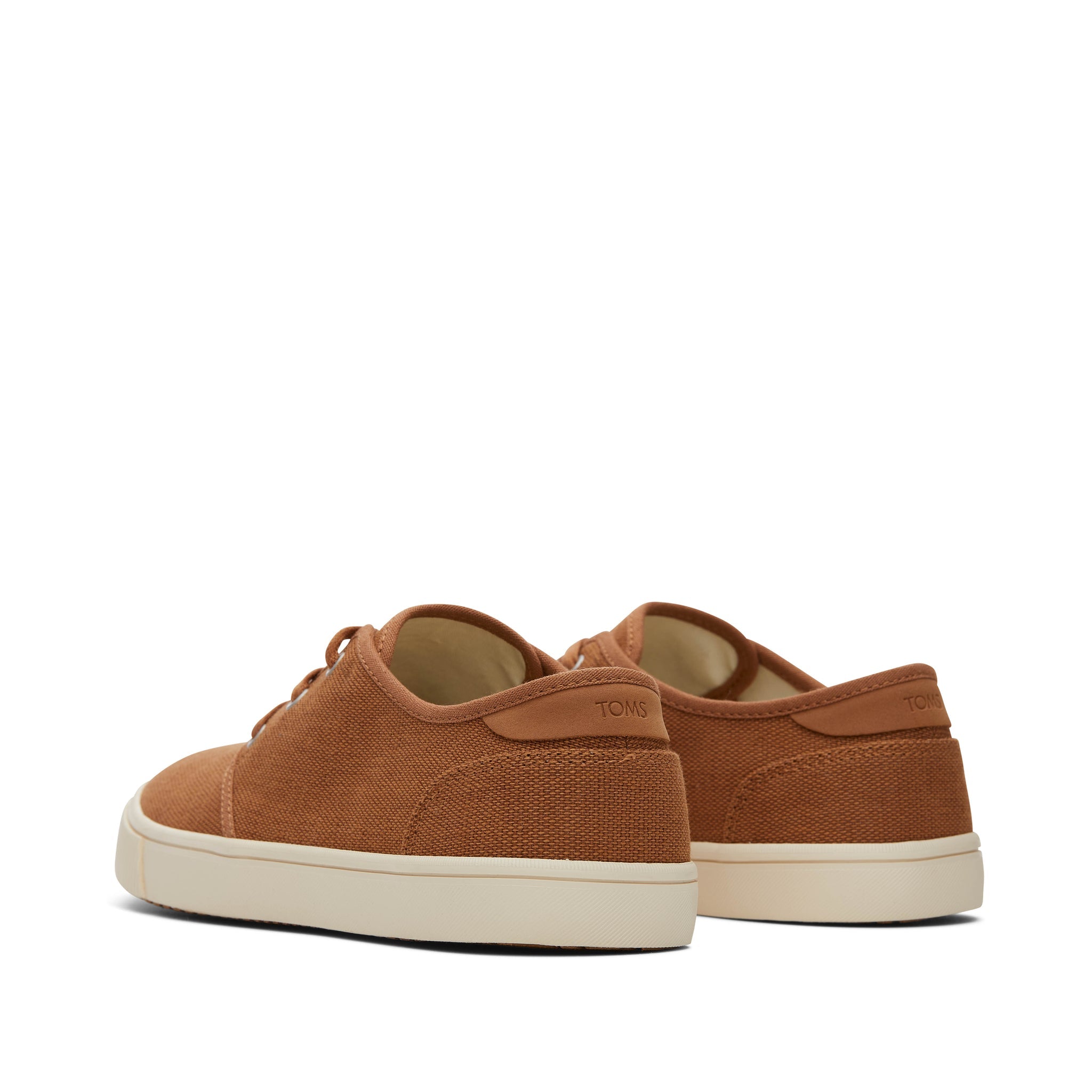 Carlo Tan Heritage Canvas Lace-Up Sneaker Back View