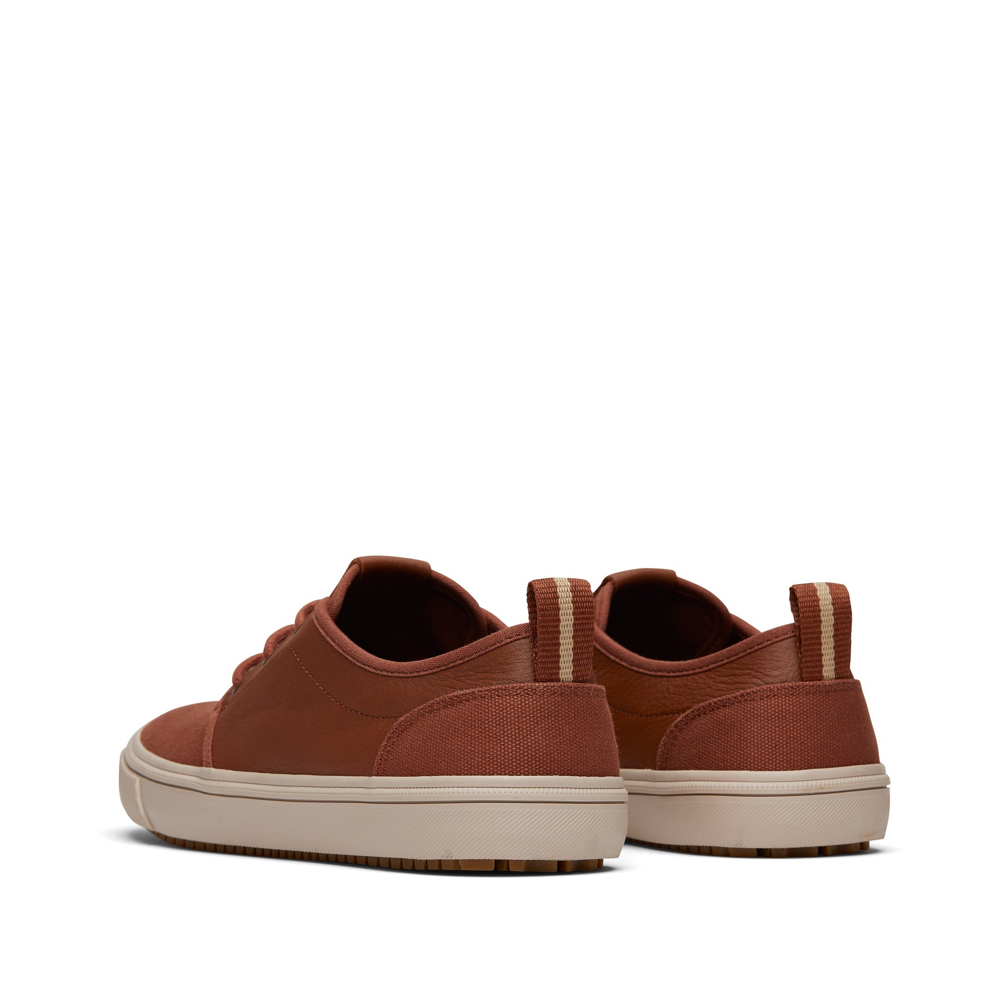Carlo Terrain Brown Leather Water Resistant Sneaker Back View