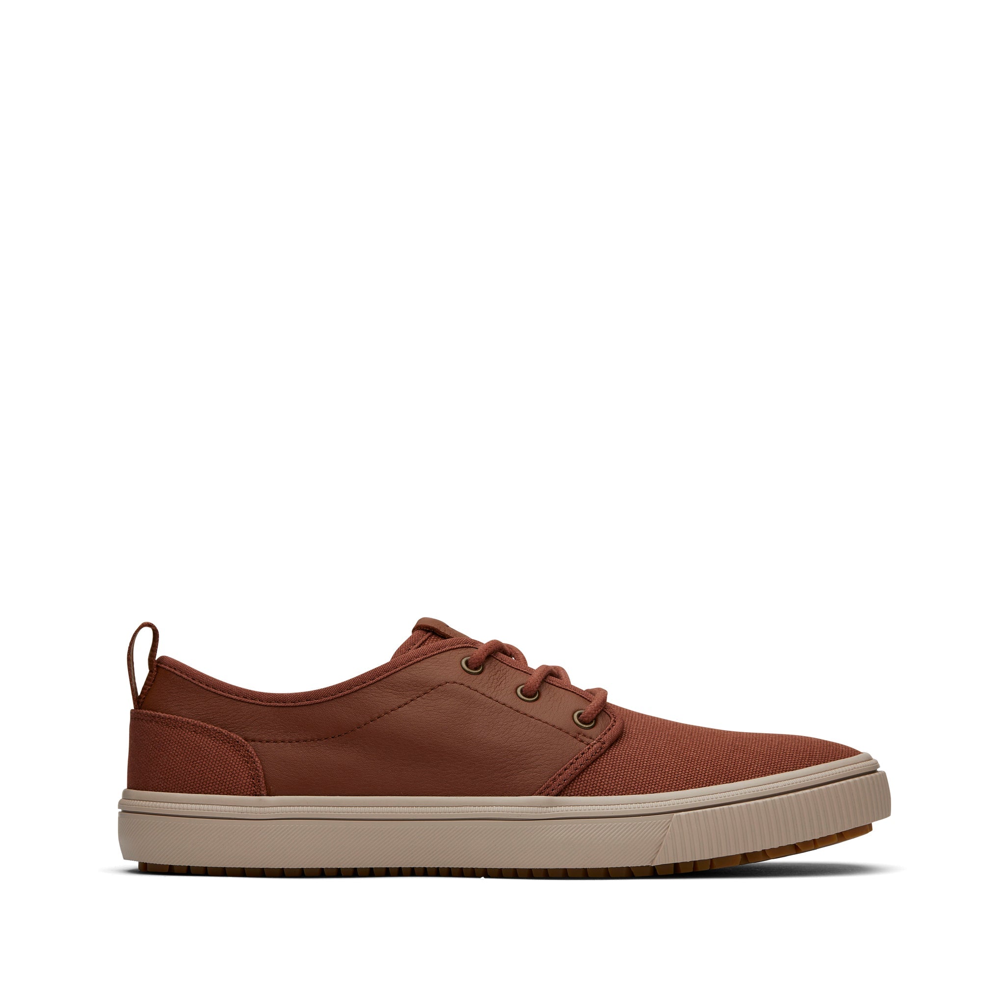 Carlo Terrain Brown Leather Water Resistant Sneaker Side View