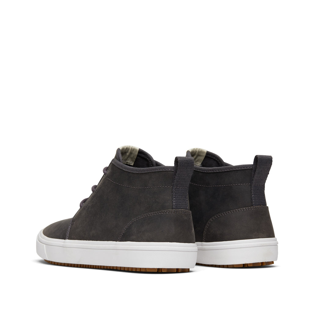 Carlo Mid Terrain Grey Water Resistant Sneaker Back View