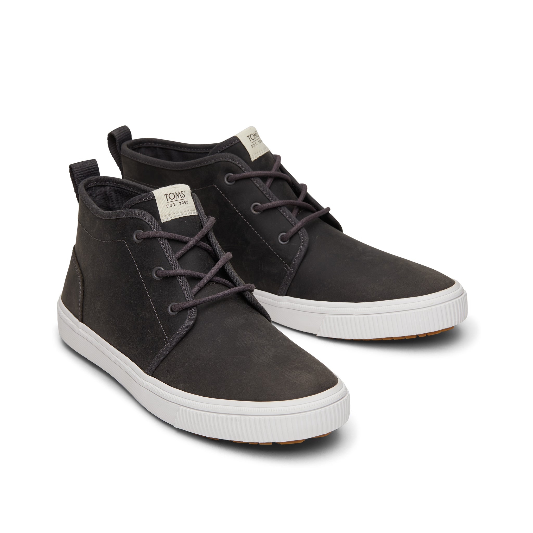 Carlo Mid Terrain Grey Water Resistant Sneaker Front View
