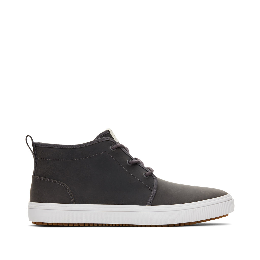 Carlo Mid Terrain Grey Water Resistant Sneaker Side View