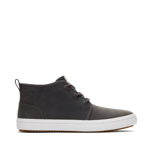 Carlo Mid Terrain Grey Water Resistant Sneaker Side View