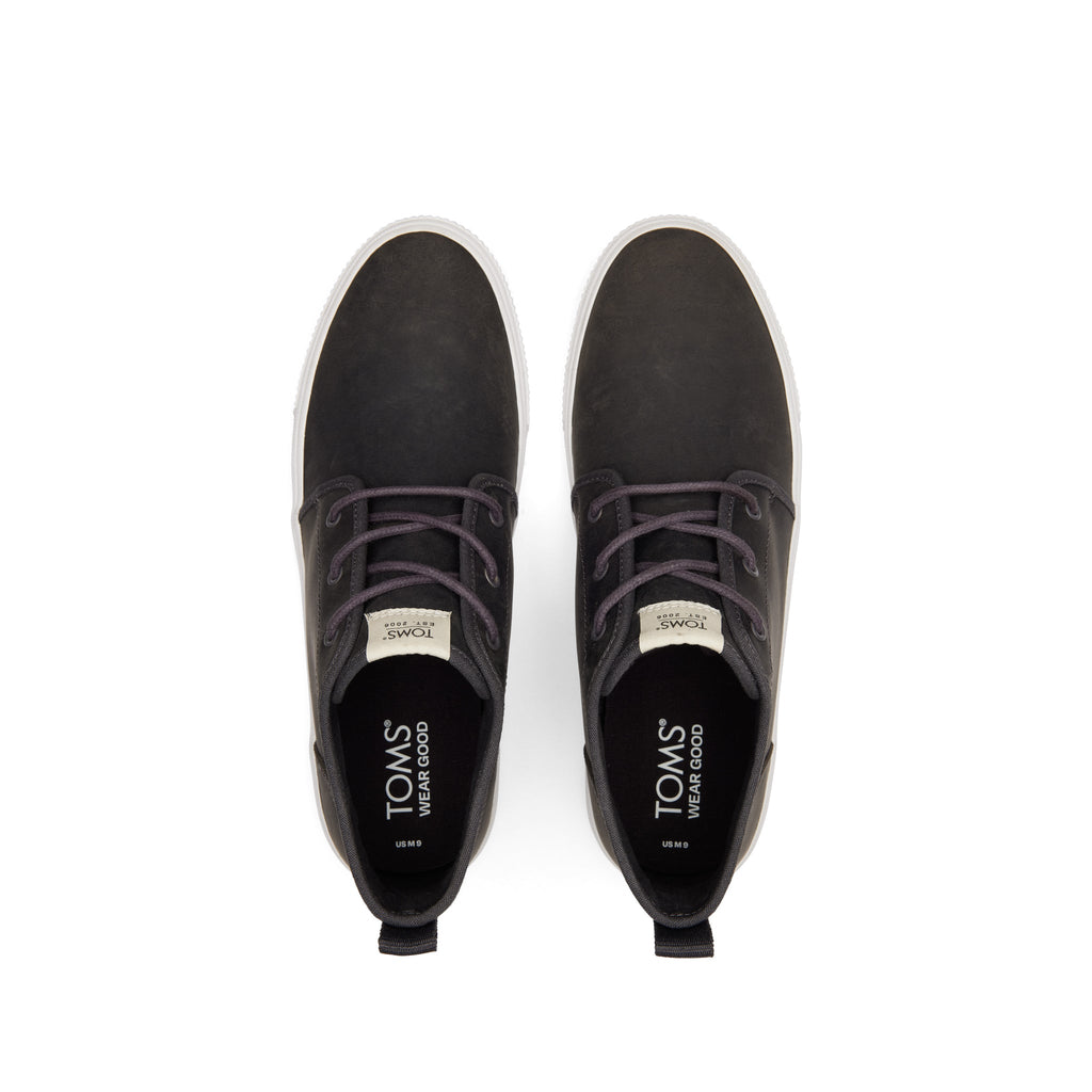 Carlo Mid Terrain Grey Water Resistant Sneaker Top View