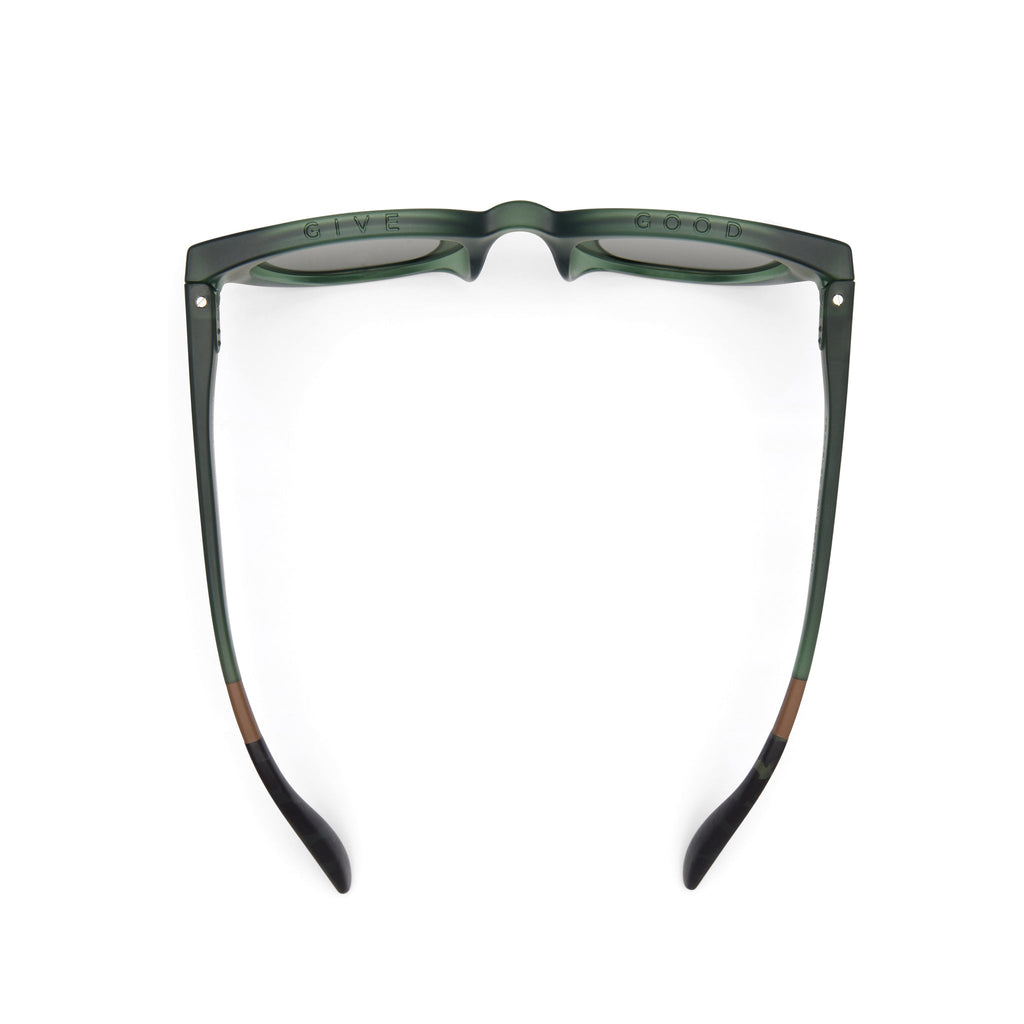 Rhodes Spruce Traveler Sunglasses Top View