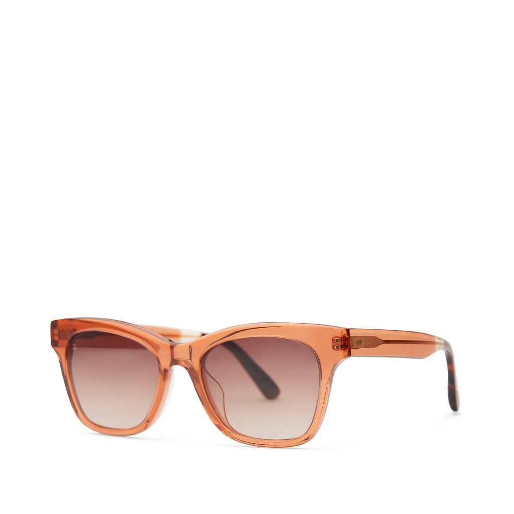 Margot Terracotta Handcrafted Sunglasses Side View